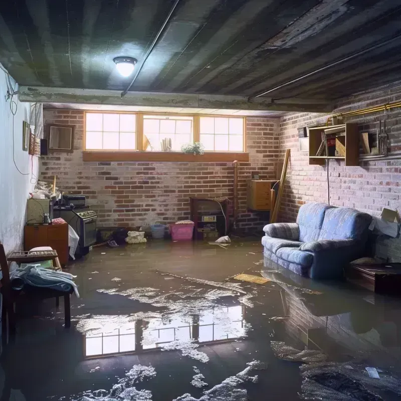 Flooded Basement Cleanup in College Place, WA